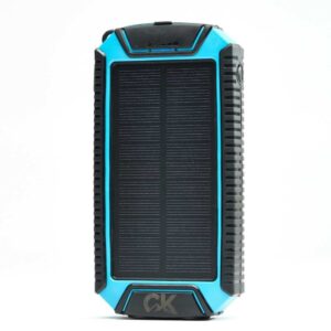 Solar Power Bank Blue 2